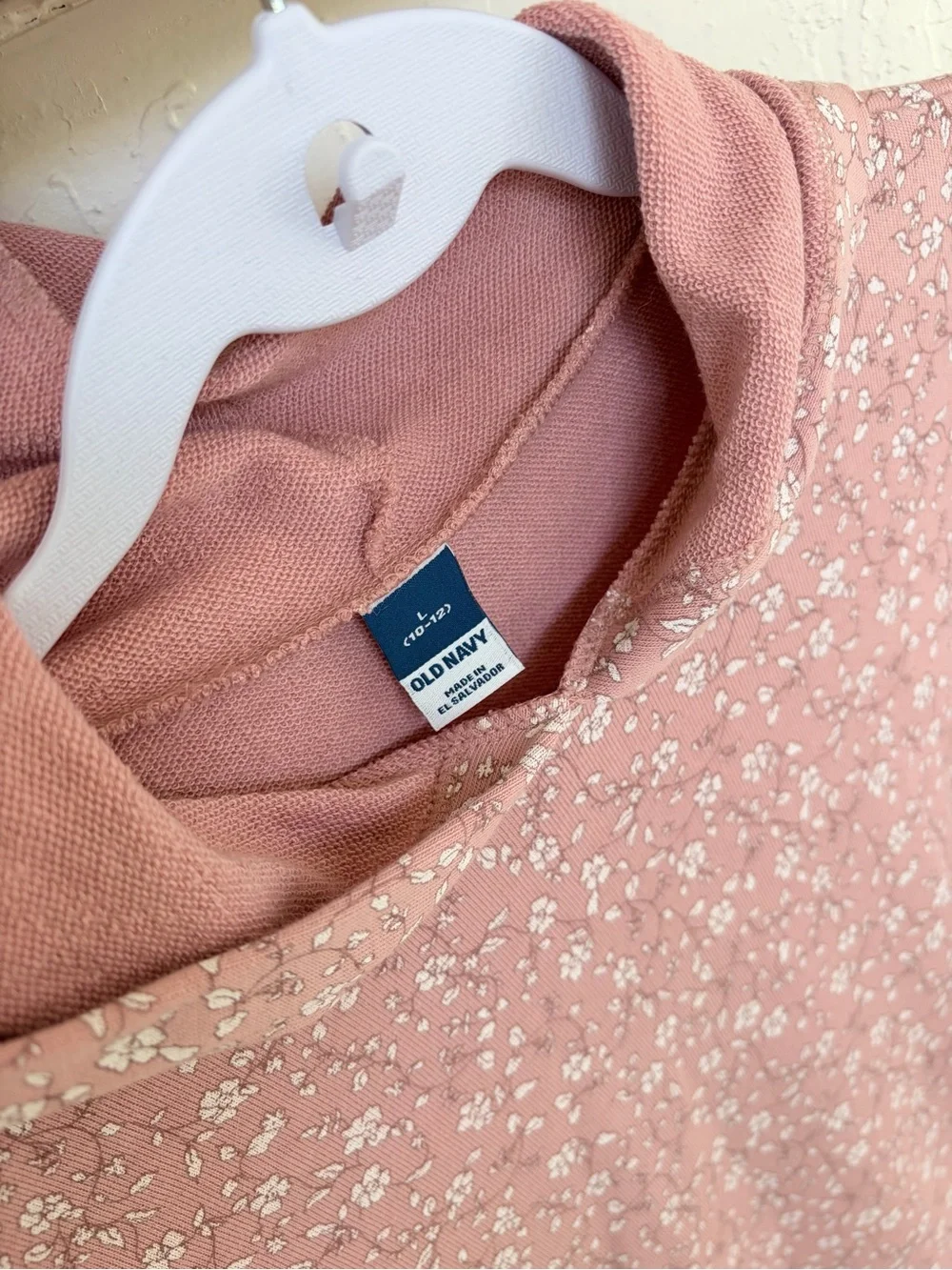 Old Navy Floral Pullover Hoodie